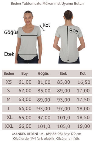 Viskon Dökümlü Dekolte Yaka Tişört-Gri