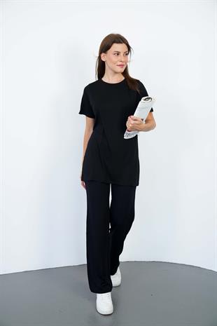 Tunik & Pantolon Takım-Siyah