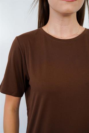 Tunik & Pantolon Takım-Kahverengi