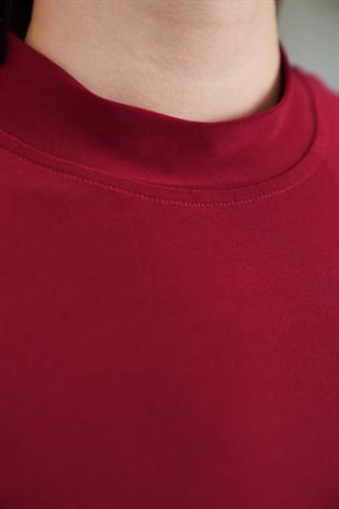 Sandy Pantolon&Tunik Takım-Bordo