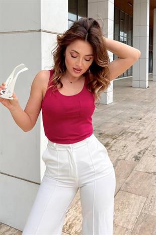 Kadın Viscon Atlet-fuşya purple