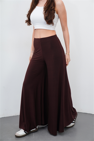 Maxi Tunik & Pantolon Takım-Kahverengi