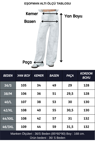 Oversize Sweatshirt & Geniş Paça Eşofman Altı Takım-Ekru-Gri Baskılı