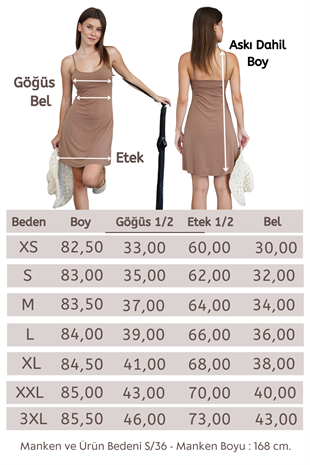 İnce Askılı Sırt Dekolteli V Yaka Kloş Elbise -Tarçın