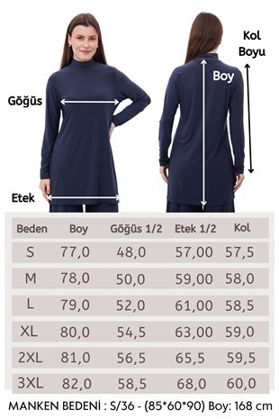 Dik Yaka Sandy Tunik-Füme