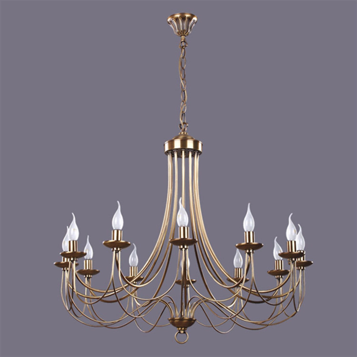 Avize Çarşısı Daylight 12 kollu Eskitme Sarkıt Avize BS.3102-52-12