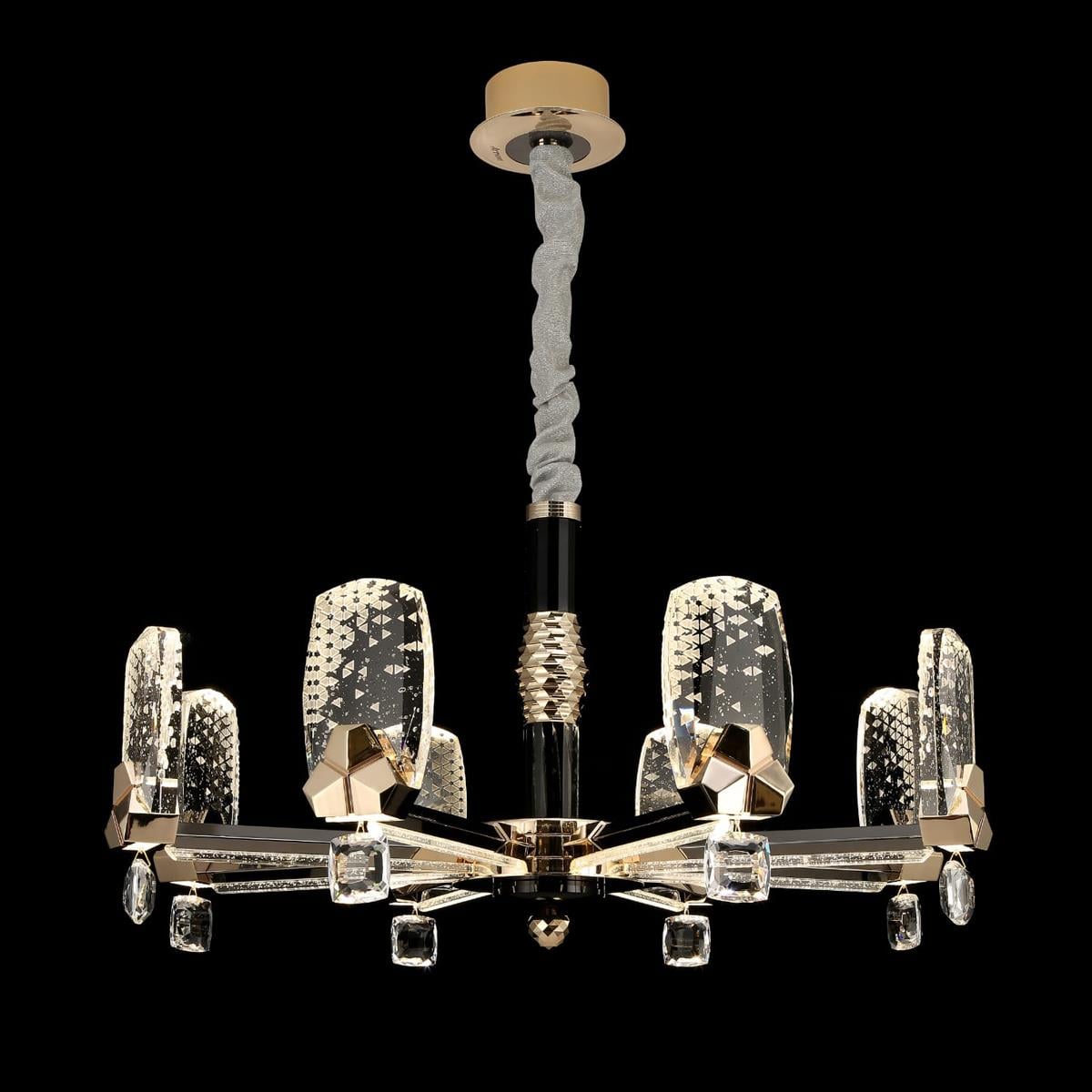 Avize Çarşısı GLACIER Gold Led Avize E.9302/8