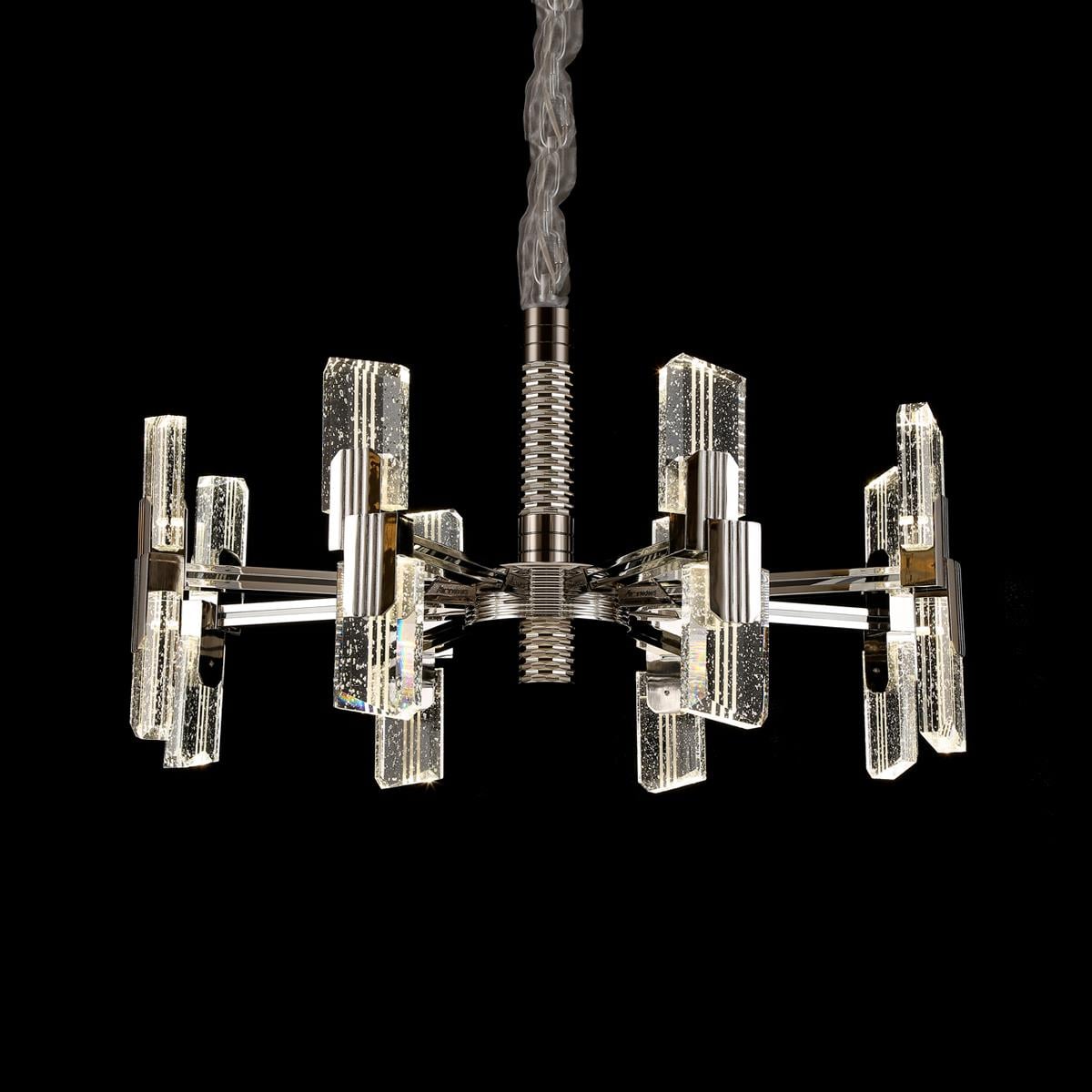 Avize Çarşısı Led Luxury Lily Gold Led Avize BS.8167/8+8