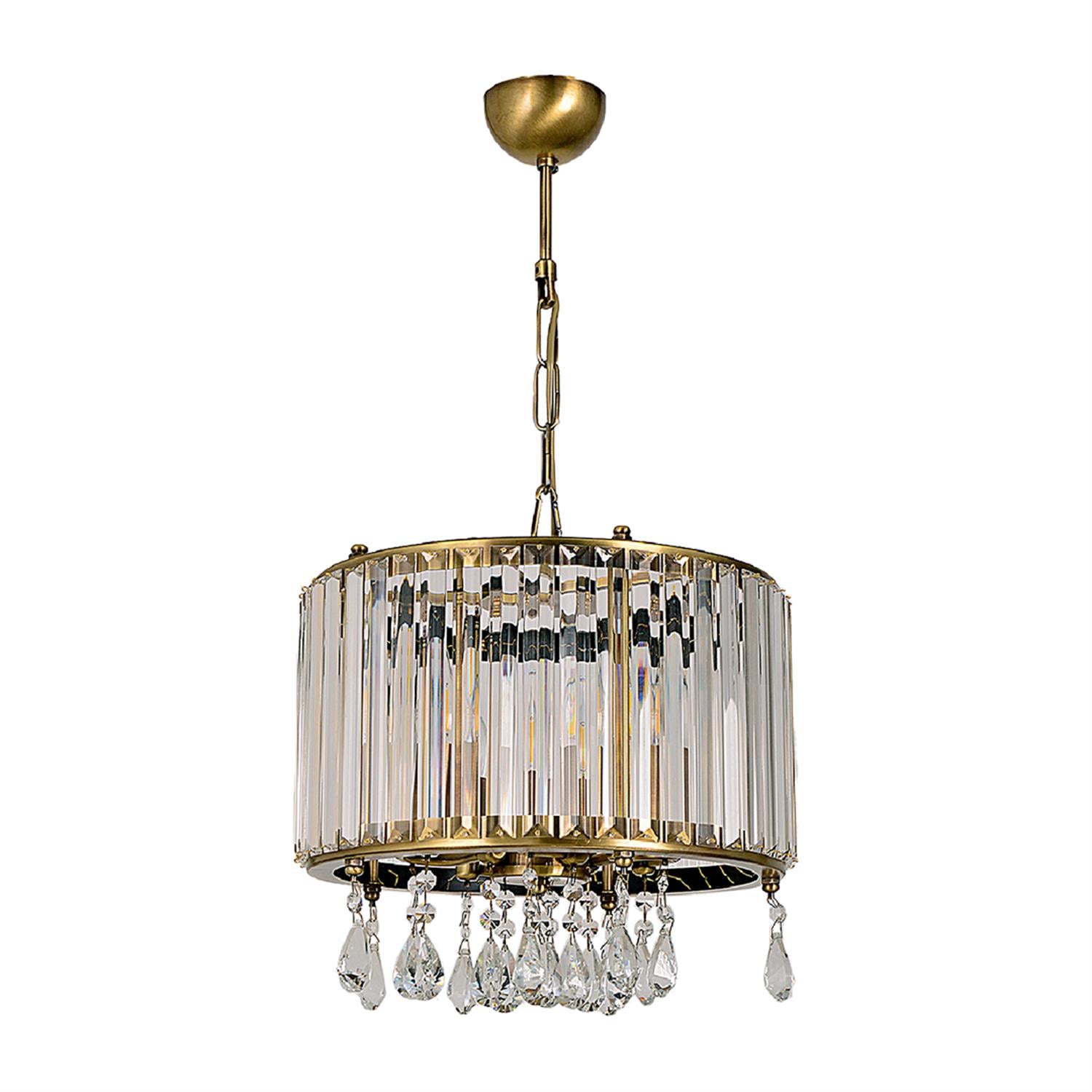 Avize Çarşısı Roni Eskitme Renkli, Kristal Taşlı, Sarkıt Avize, BS.7433-52-35