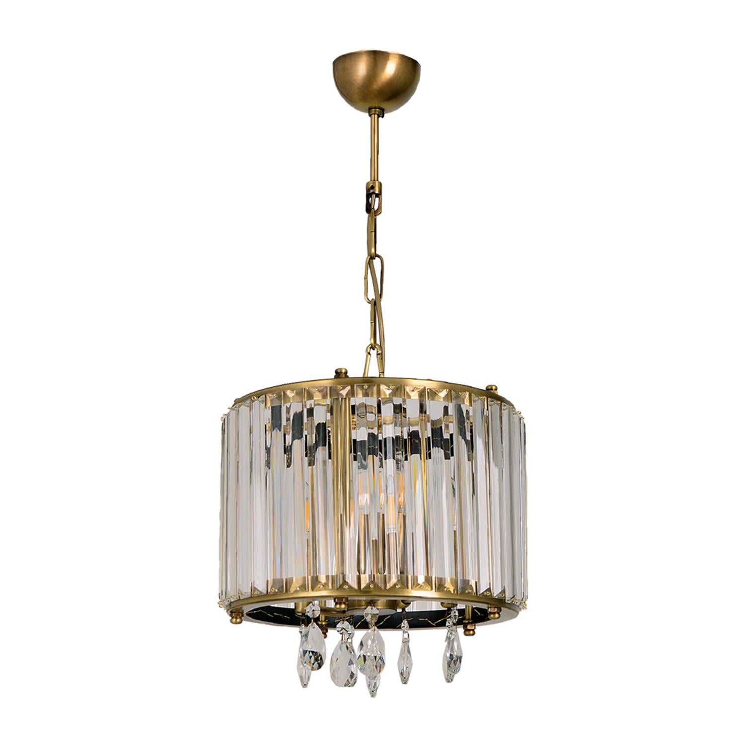 Avize Çarşısı Roni Eskitme Renkli, Kristal Taşlı, Sarkıt Avize, BS.7433-52-30