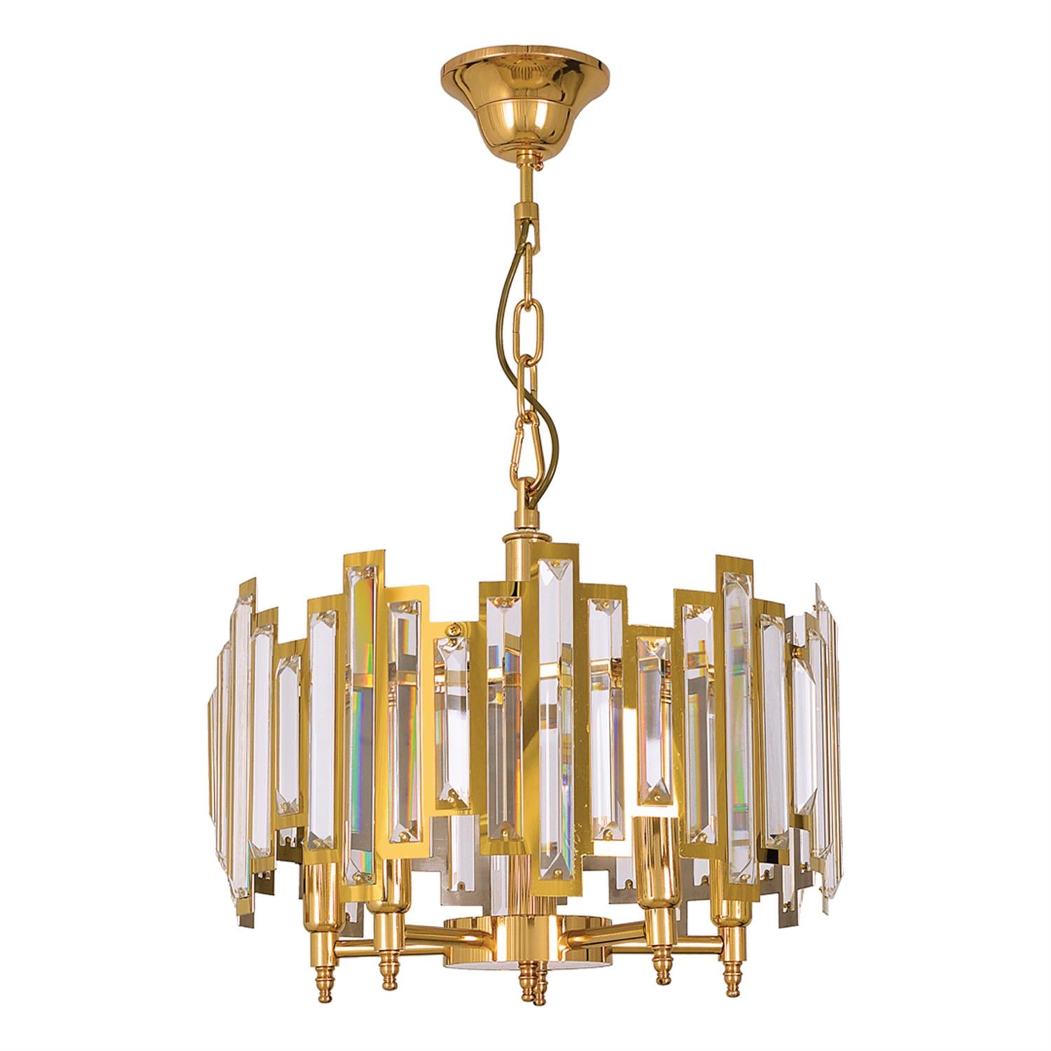 Avize Çarşısı Theon Gold Renkli, Taşlı, Sarkıt Avize, BS.7376-58-40