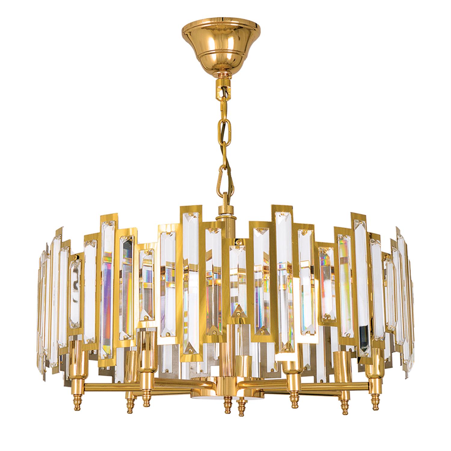 Avize Çarşısı Theon Gold Renkli, Taşlı, Sarkıt Avize, BS.7376-58-60