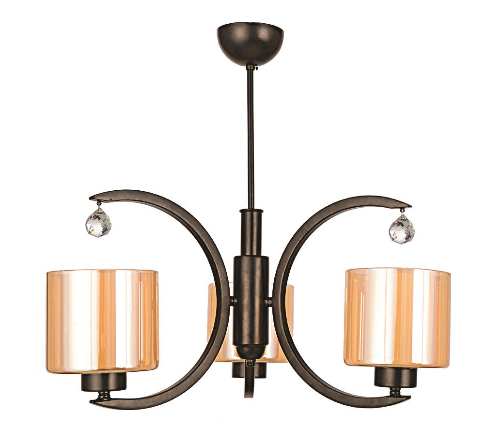 Boticelli 3lü Siyah Sarkıt Camlı Avize BS.7291-54-03T