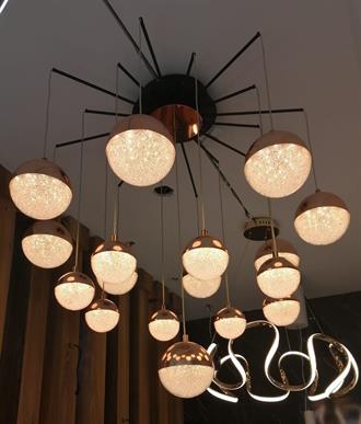 Avize Çarşısı Bohem Kant Ledli Avize BS.9287-53-16