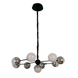 Avize Çarşısı Bohem Molekül 9lu Krom Ledli Avize BS.9273-51-09