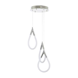 Avize Çarşısı White Rose Eskitme Renkli, Ledli, 3lü Sarkıt Avize, BS.4232-52-43