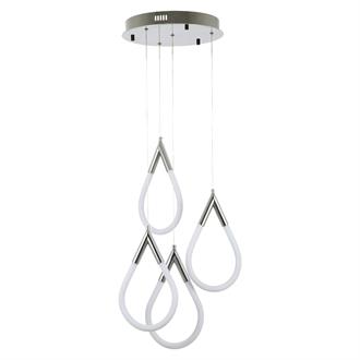 Avize Çarşısı White Rose Eskitme Renkli, Ledli, 4lü Sarkıt Avize, BS.4232-52-44