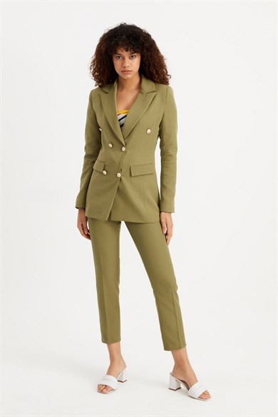 Açık Yeşil Blazer Ceket Pantolon Takım Elbise - Ramsey'z Style