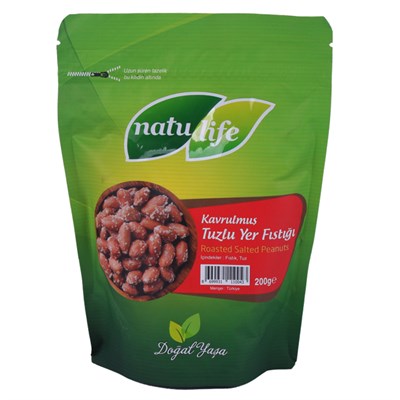 KAVRULMUŞ TUZLU YER FISTIĞI doypack 200 gr