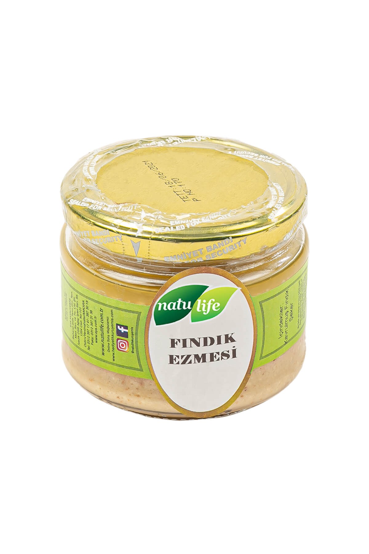 Fındık Ezmesi 250 Gr | Natulfie Taze Kuruyemiş- Natulife