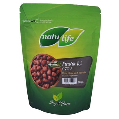 ÇİĞ FINDIK İÇİ doypack 200 gr