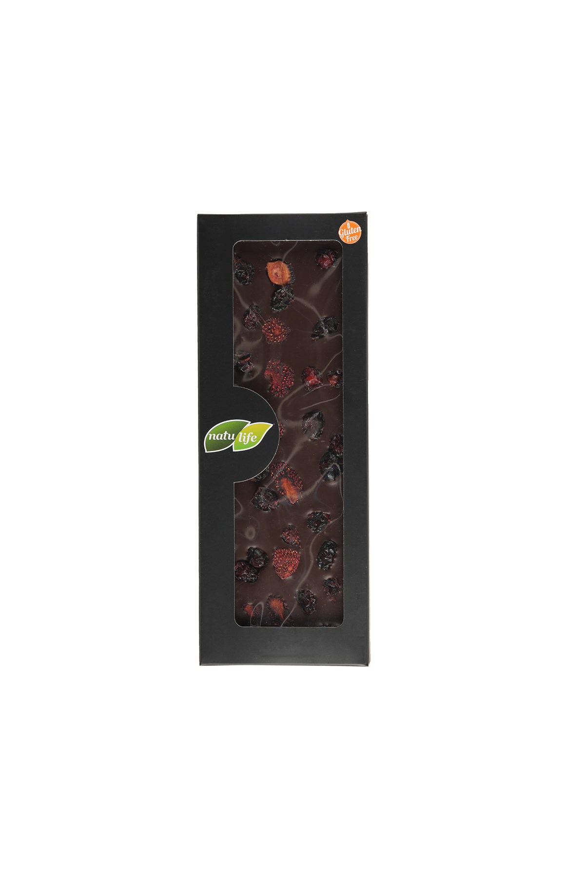 Çilekli El Yapımı Bitter Çikolata Bahçesi 180 Gr- Natulife
