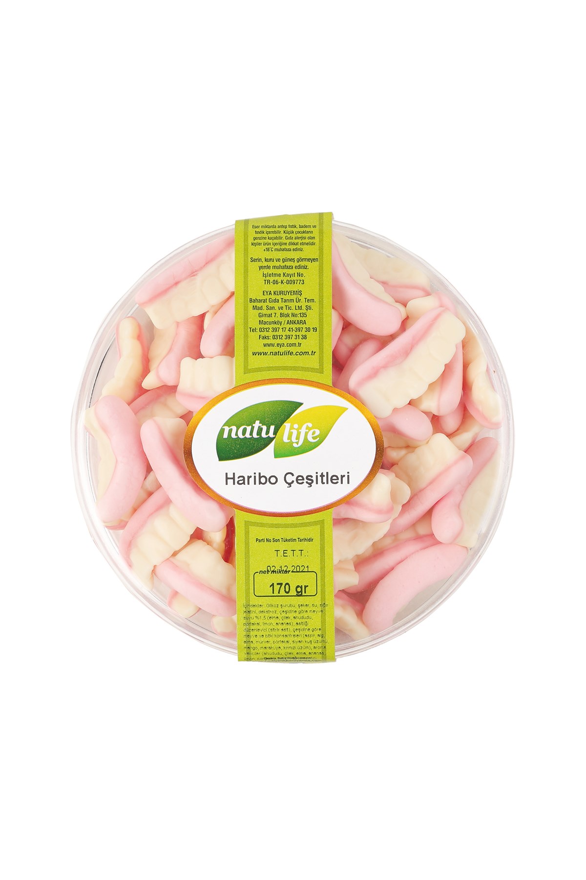 Haribo Diş 170 Gr  | Natulfie Taze Kuruyemiş- Natulife
