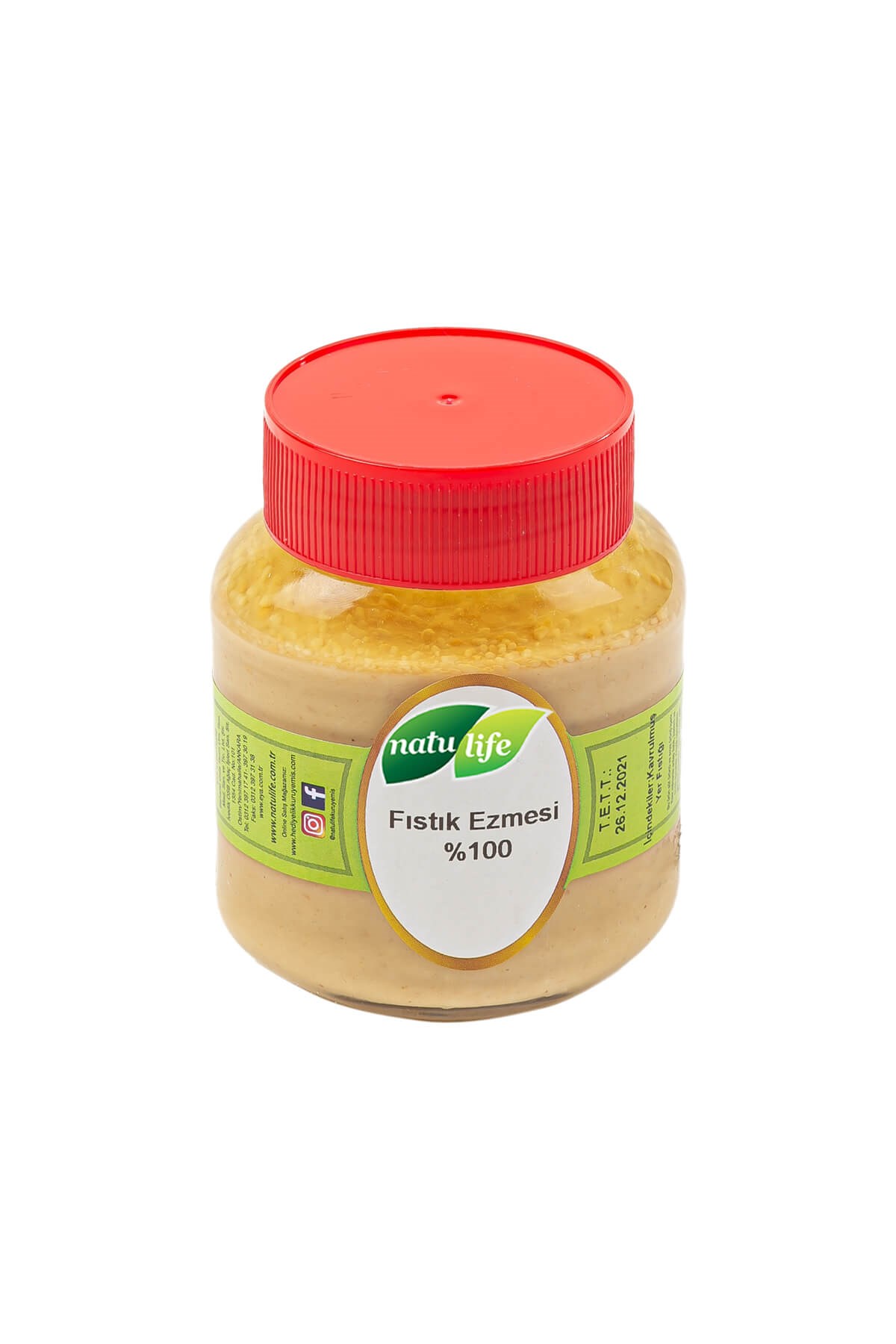 Fıstık Ezmesi %100 320 Gr | Natulfie Taze Kuruyemiş- Natulife