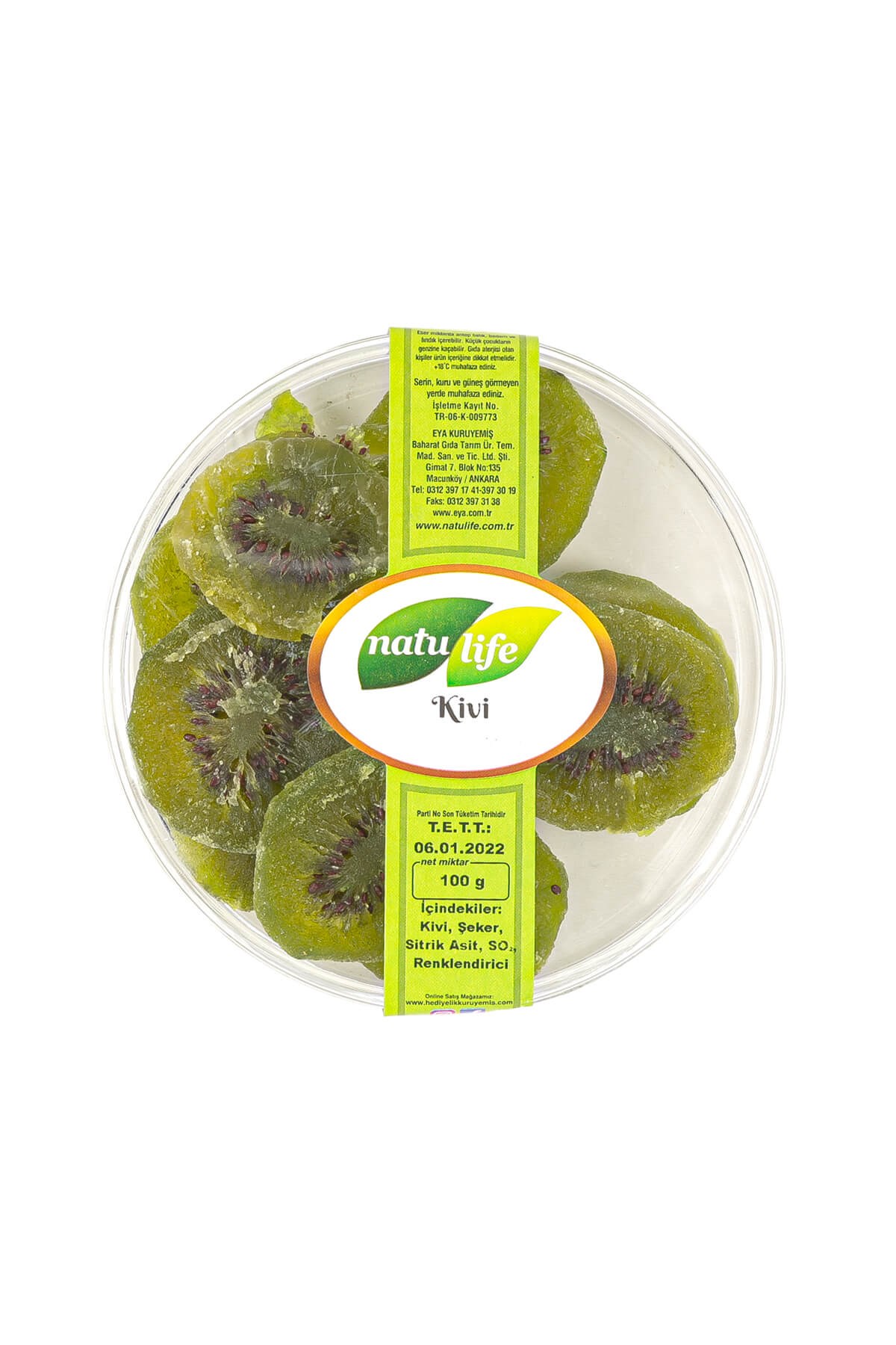 Kivi Kurusu 100 Gr | Kuru Meyve Çeşitleri- Natulife