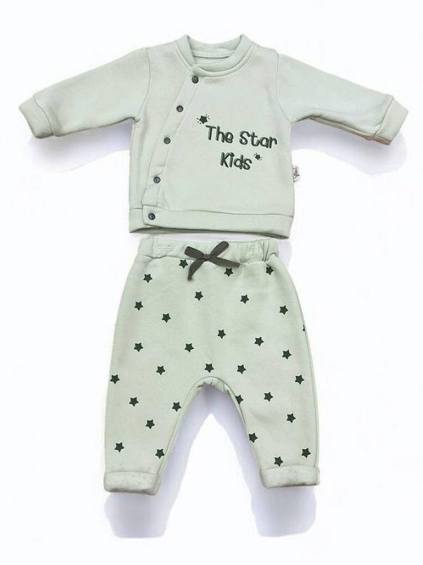 Bebek İkili The Star Kids Yazılı Şardonlu Eşofman Takım