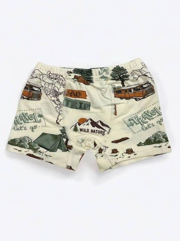 Çocuk Desenli Pamuklu Boxer