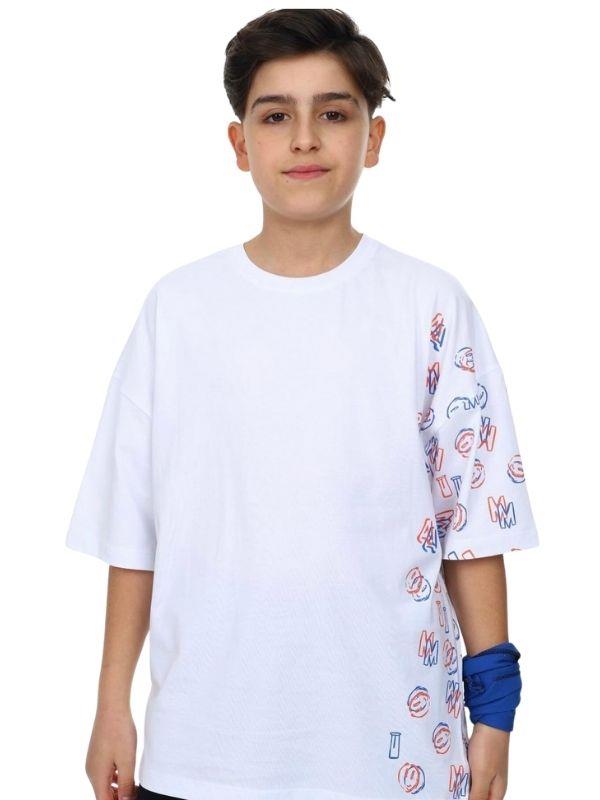 Çocuk Sırt Smile Baskılı Tshirt