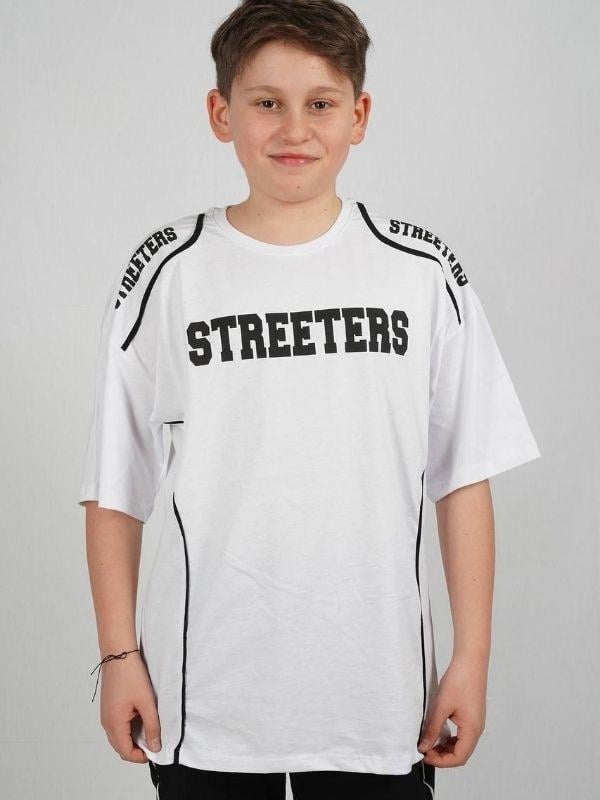 Çocuk Streeters Yazılı Pamuklu Oversize T-shirt