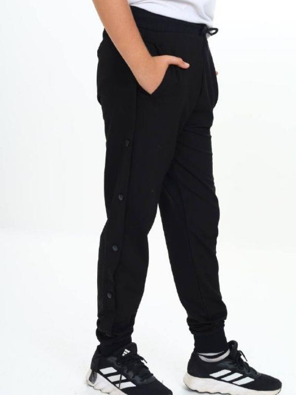 Çocuk Yanları Çıtçıtlı Paçaları Lastikli Eşofman Altı