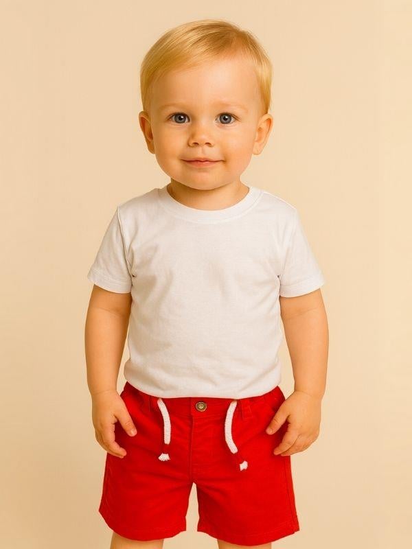 Erkek Bebek Dokuma Şort