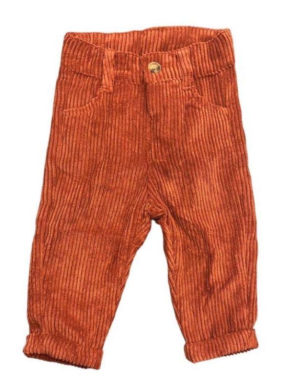 Erkek Bebek Fitilli Kadife Pantolon