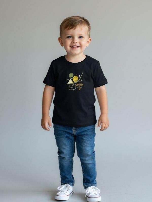 Erkek Bebek Pamuklu Baskılı T-shirt