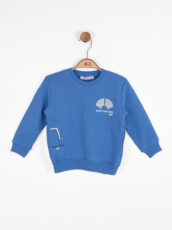 Erkek Bebek Pamuklu Orta Kalınlık Sweatshirt