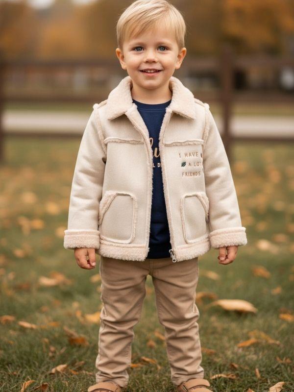 Erkek Bebek T-shirt Pantolon Montlu Üçlü Takım