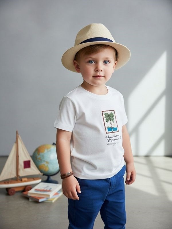 Erkek Bebek Tasarım T-shirt