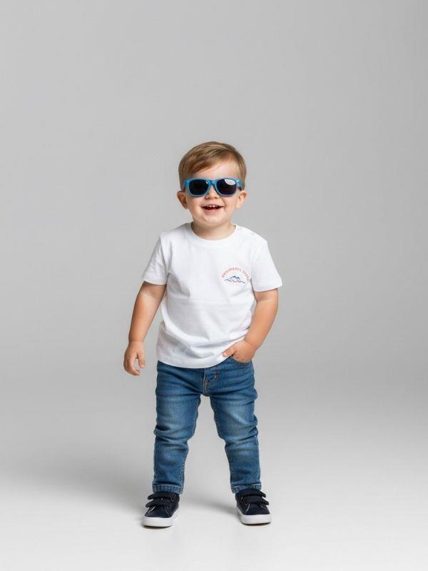 Erkek Bebek Wonderful Ocean Yazılı Pamuklu T-shirt