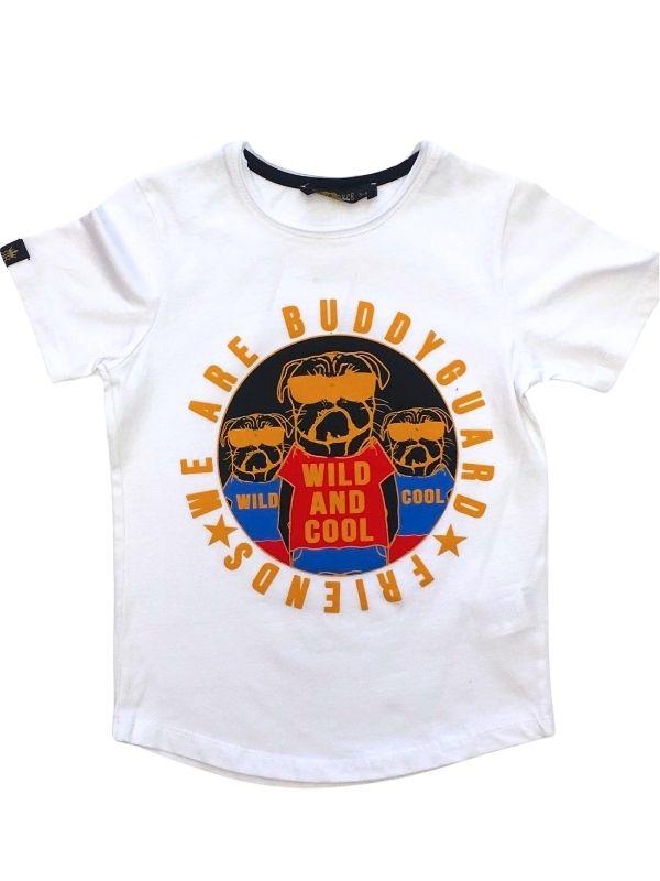 Erkek Çocuk Baskılı Wild Cool Yazılı Tshirt