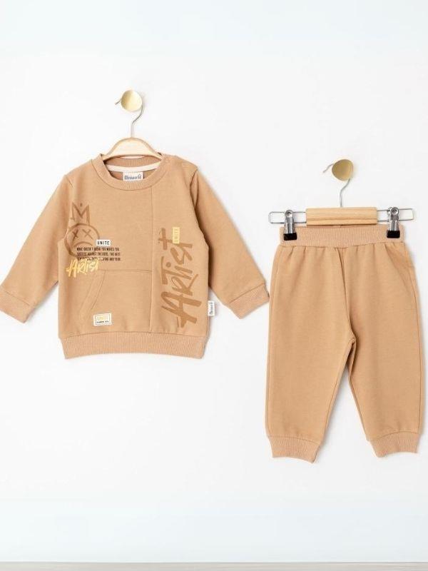 Erkek Çocuk Cep Detaylı Eşofman Takım