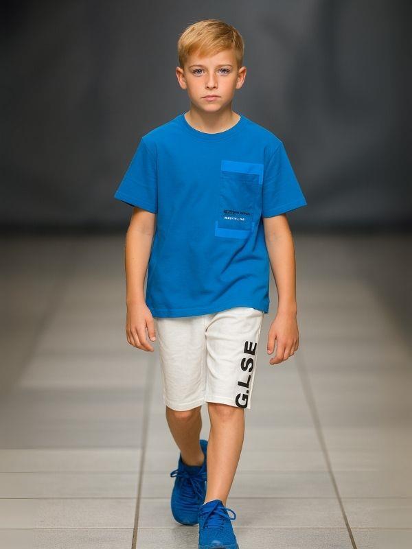 Erkek Çocuk Cep Detaylı Oversize Kalıp T-shirt