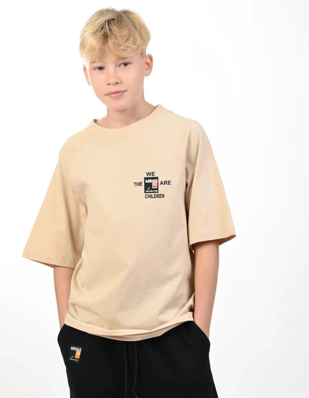 Erkek Çocuk Children Yazılı Tshirt