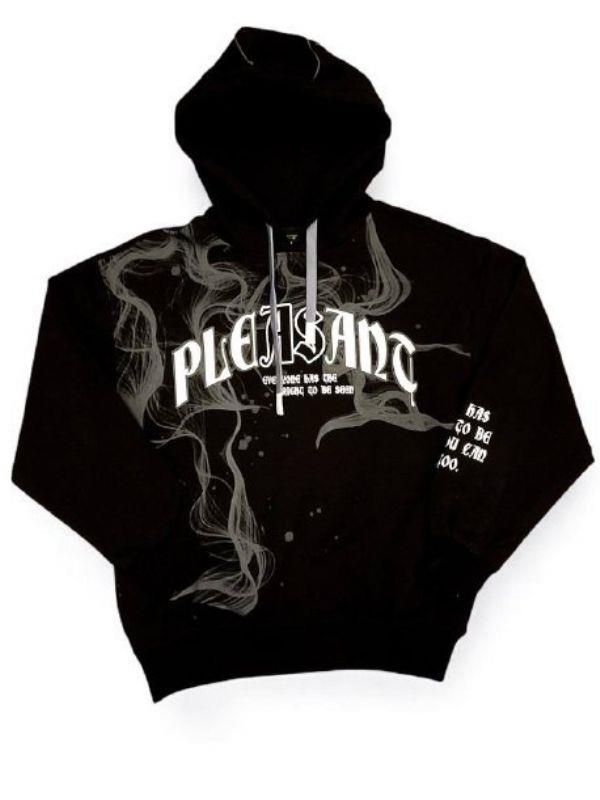 Erkek Çocuk Kapüşonlu Batik Desenli Sweatshirt