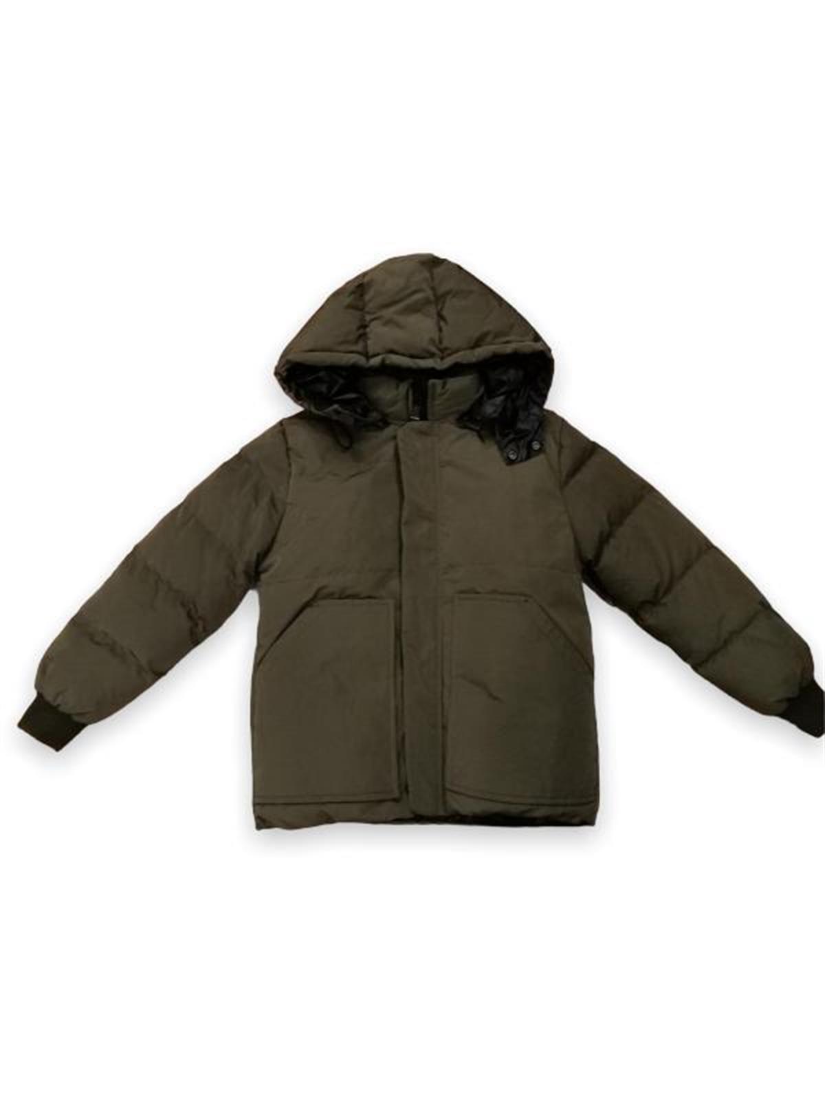 Erkek Çocuk Kapüşonlu fermuarlı Kaban