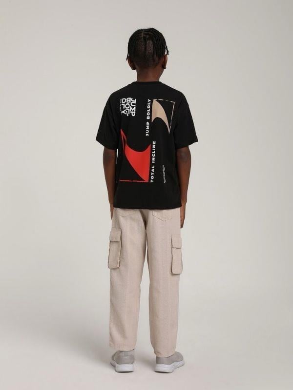 Erkek Çocuk Pamuklu Jump Baskılı T-shirt