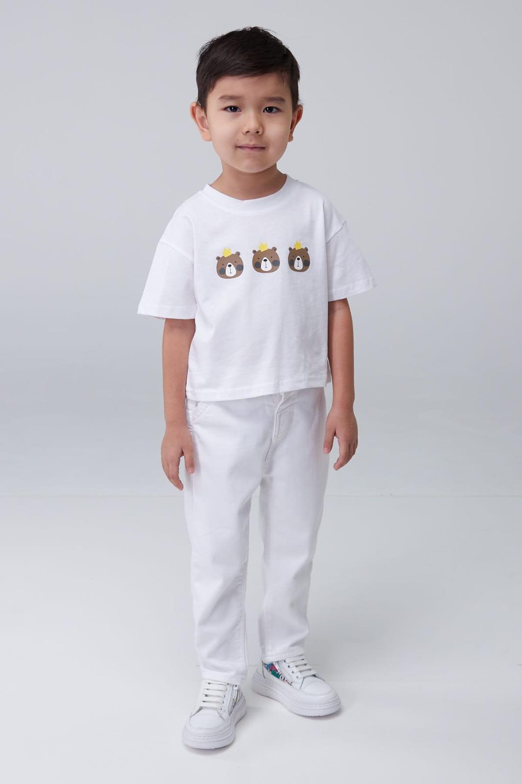 Erkek Çocuk Pamuklu Lycralı Bel Ayar Lastikli Mevsimlik Pantolon