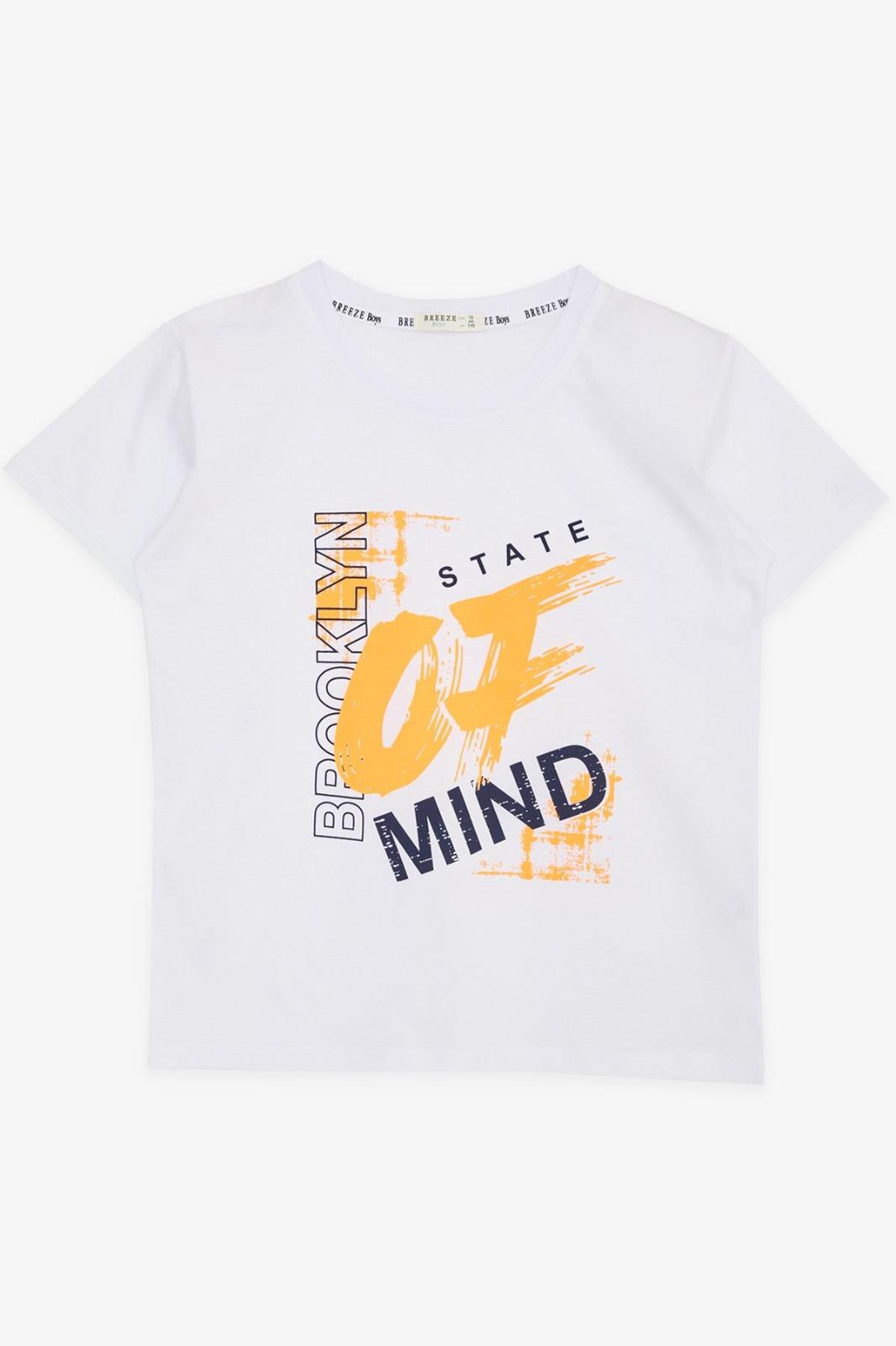 Erkek Çocuk Pamuklu  Rahat Kalıp Geniş Tshirt